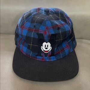 90’s Mickey Mouse Flannel Hat   (UNISEX)
